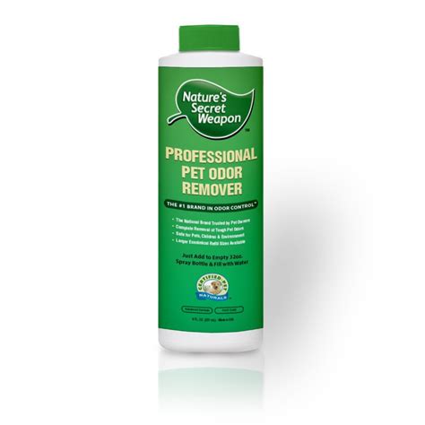 Dog & Cat Urine Odor Remover 8oz Concentrate - Natures Secret Weapon