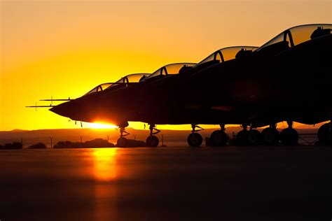 Silhouettes of jet fighters, jet in sunset HD wallpaper | Pxfuel