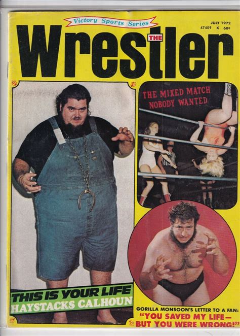 The Wrestler Magazine Haystacks Calhoun Gorilla Monsoon July 1972 0529 ...