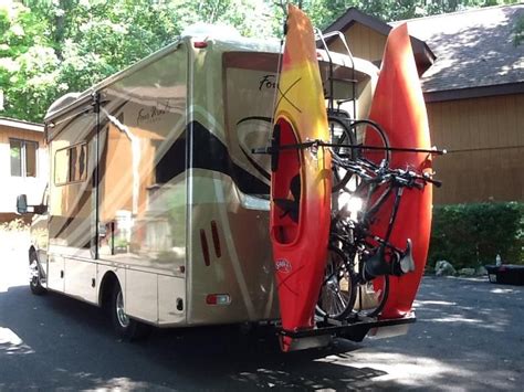 Vertical YAKUPS brand RV Kayak carrier for bikes kayaks, paddleboards | Kayak rack, Kayaking ...