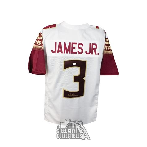 Derwin James Autographed Florida State White Custom Football Jersey ...