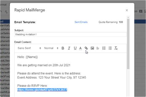 How to create a wedding RSVP form using Google Forms | HTML Form Guide