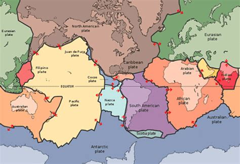 Map Of Major Tectonic Plates In The World | This image has b… | Flickr