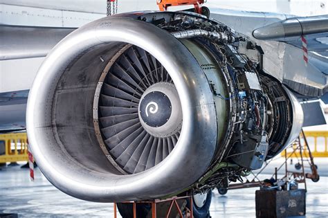 La Turbina Jet Engine De Los Aviones Aisló Imagen de archivo Imagen de ...