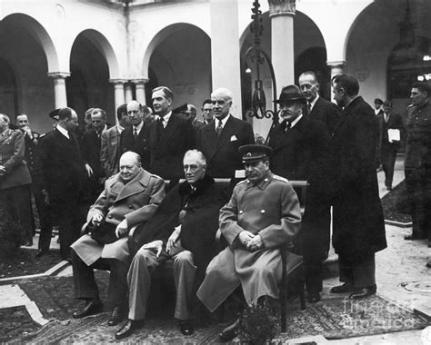 Yalta Conference, 1945 Photograph by Granger - Pixels