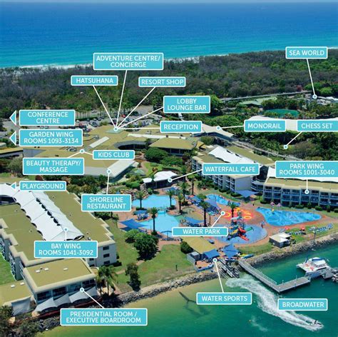 Sea World Gold Coast Map | Tourist Map Of English