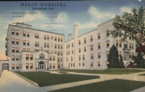 Mercy Hospital Oklahoma City, OK Postcard