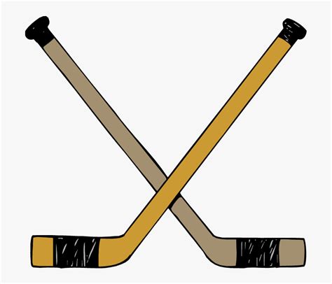 Clipart Cross Hockey Stick - Clip Art Ice Hockey Clipart, HD Png Download , Transparent Png ...