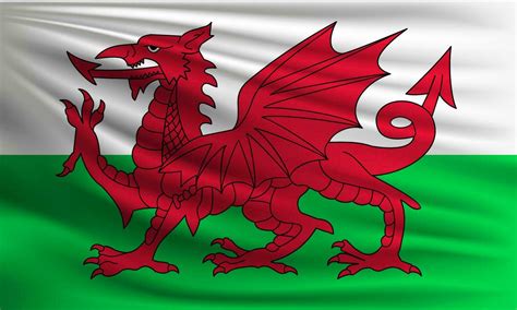 Vector flag of Wales 24134225 Vector Art at Vecteezy