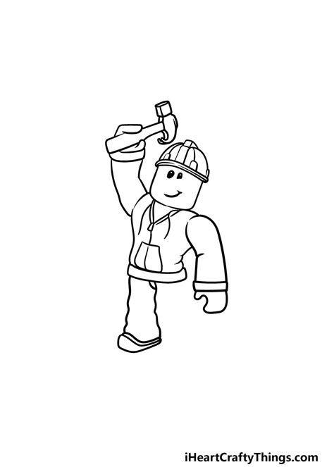 How to Draw a Roblox Character - Hutchinson Hastionly