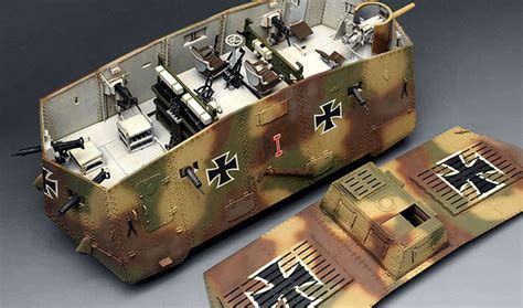 Meng Model 1:35 German A7V Tank (Krupp) - Panzer Models