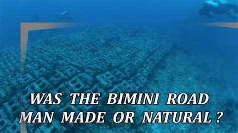 UNSOLVED ENIGMA AND INCREDIBLE EVENTS #7 | WAS THE BIMINI ROAD MAN MADE ...