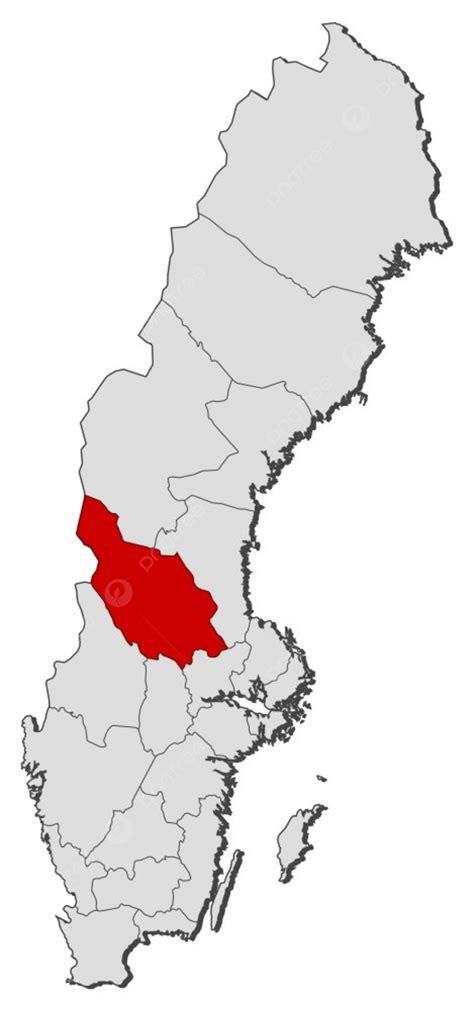 Map Of Sweden Dalarna County Photo Background And Picture For Free ...