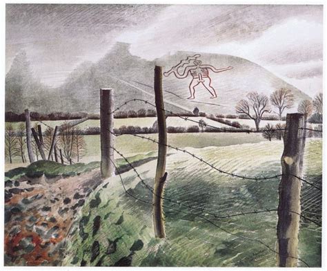 CERNE ABBAS GIANT, c.1939 - Eric Ravilious - WikiArt.org