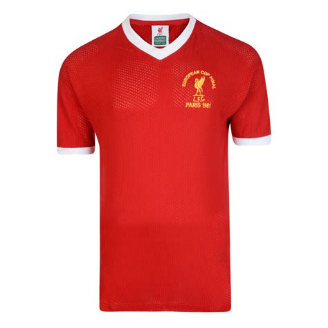 Liverpool 1981 European Cup Final shirt | Liverpool Retro Jersey | 3 Retro