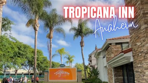 Tropicana Inn Anaheim | Across the Street from Disneyland 🏰 | Room Tour ...