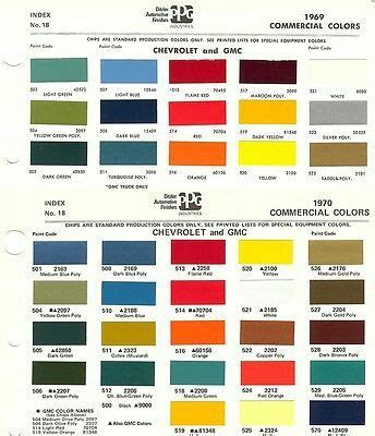 1970 paint chips | Truck paint, Car colors, Paint charts