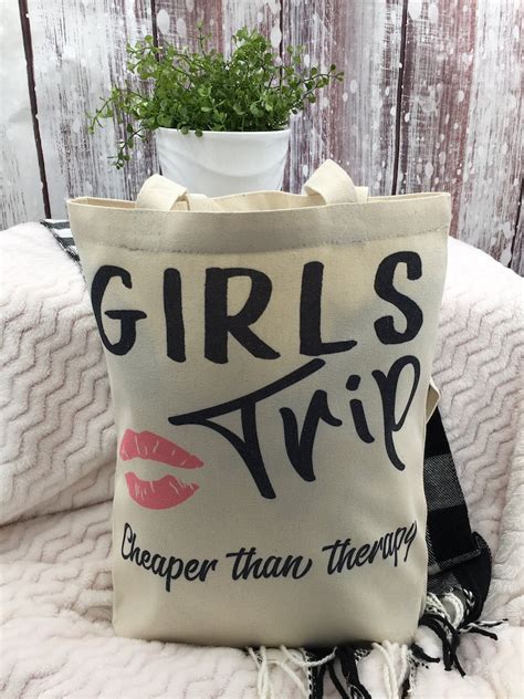 Girls Trip Tote Bag Custom Tote Bags Girls Weekend Girls - Etsy