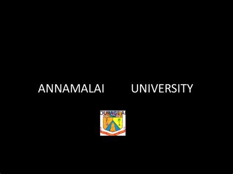 Annamalai university