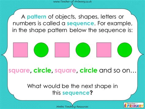 Patterns and Sequences - EYFS | Teaching Resources