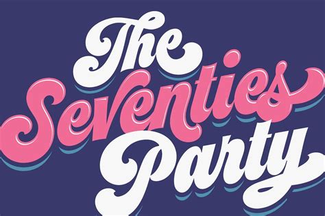 Seventies (complete pack) | Lettering, Vintage fonts, Groovy font