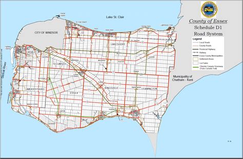 Official Plan Schedule Maps - County of Essex