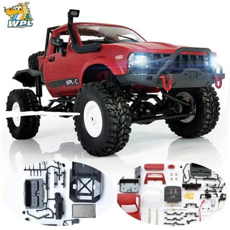 Promo WPL C14K C-14K C14-K 1/16 RC KIT Toys RC Military Truck KIT ...