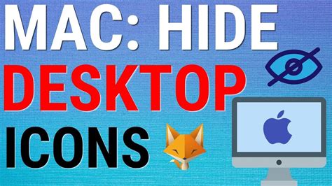 How To Hide Desktop Icons on Mac OS - YouTube