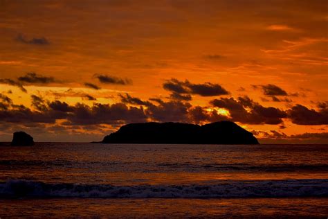 HD wallpaper: costa rica, quepos, manuel antonio beach, ocean, sunset ...