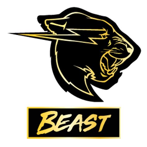 MrBeast Gold Logo - Sticker Mania