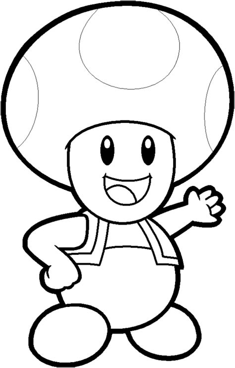 Super Mario Toad Coloring Pages at GetDrawings | Free download