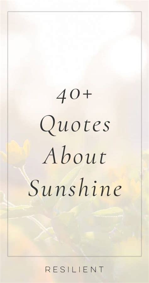 Sunshine Quotes - Inspirational Quotes About Sunshine Quotesgram - A ...