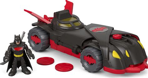 Buy Fisher-Price DC Super Friends Imaginext Batman Toy Car,Ninja Armor Batmobile,Transforming ...