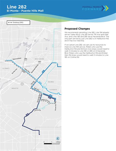 Foothill Transit Forward changes happen on October 29