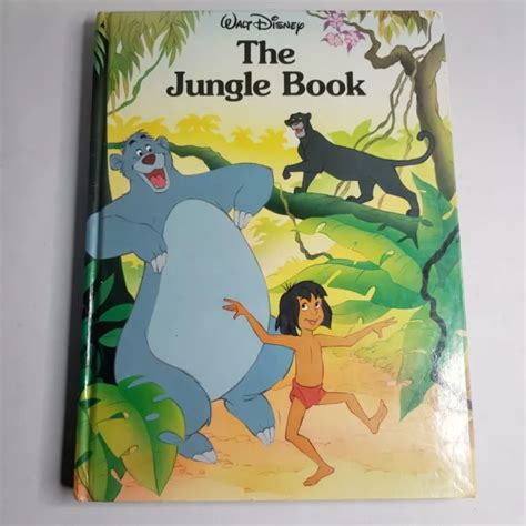 THE JUNGLE BOOK by Walt Disney Twin Books Gallery Book Collectible 1986 ...