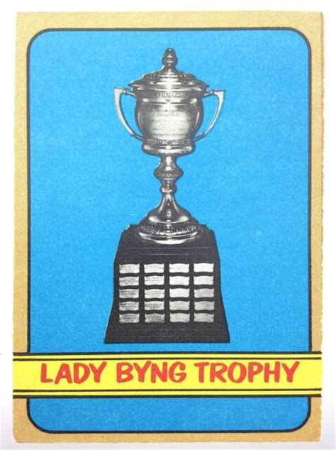 1972-73 Lady Byng Trophy Winners 168 OPC O-Pee-Chee Hockey Card P282 | eBay