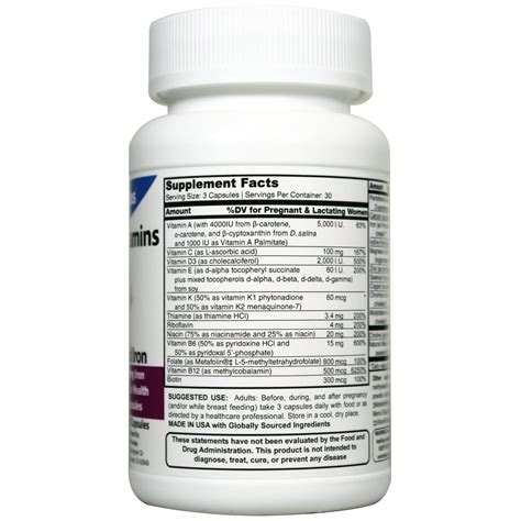 DrFormulas Prenatal Vitamins with DHA, Folate/Folic Acid/Methyfolate a