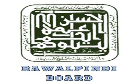 9th Class Date Sheet 2023 BISE Rawalpindi Board