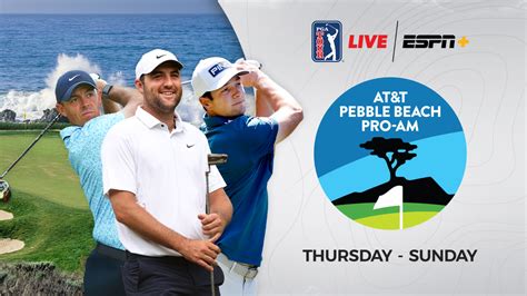 Exclusively on PGA TOUR LIVE on ESPN+: Expanded Four-Stream Coverage of AT&T Pebble Beach Pro-Am ...