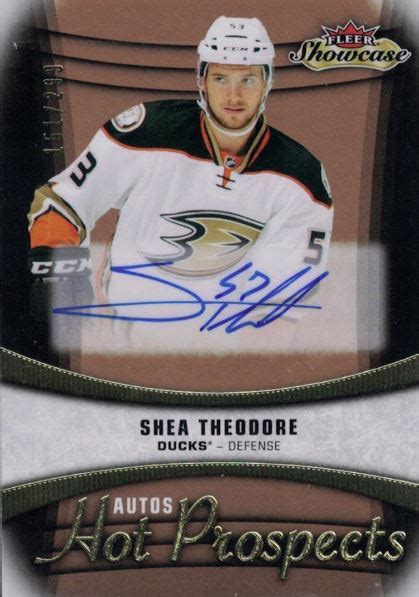 Future Watch: Shea Theodore Rookie Hockey Cards, Ducks