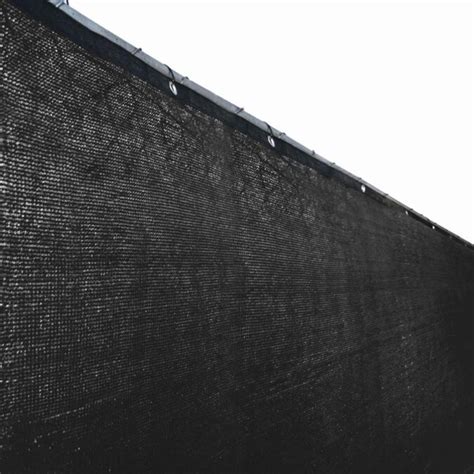 ALEKO ALEKO 6-ft x 50-ft Black Fence Privacy Screen Windscreen Shade ...