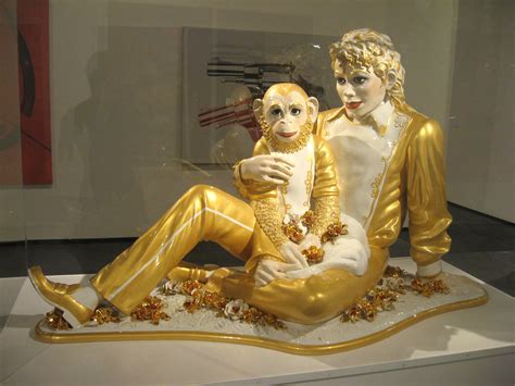 Michael Jackson And Bubbles Jeff Koons