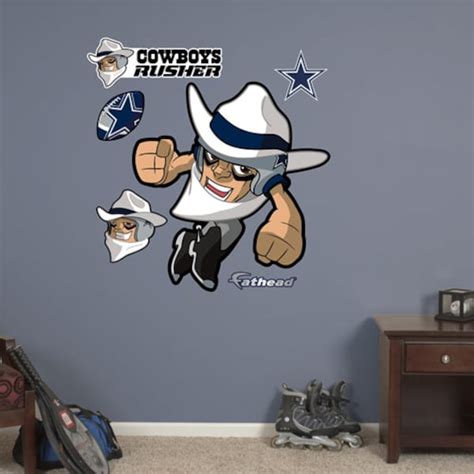 Fathead Dallas Cowboys NFL Rush Zone Wall Decal Set - NFLShop.com