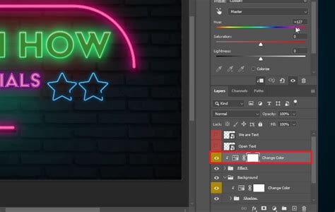 Create Neon Sign Logo in Photoshop - Tutorial and Template — Tech How