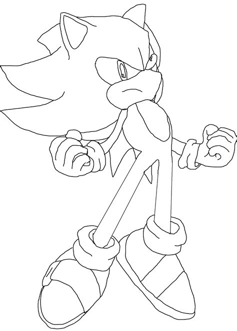 Free Super Sonic And Super Shadow And Super Silver Coloring Pages ...