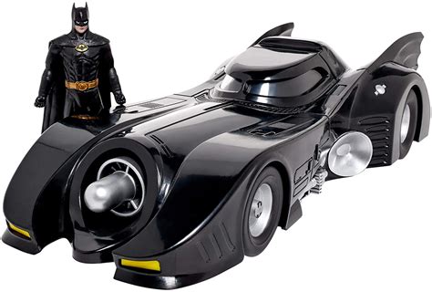 Batman - Batmobile 1989 with Michael Keaton Batman 3 3/4-Inch Bendable ...