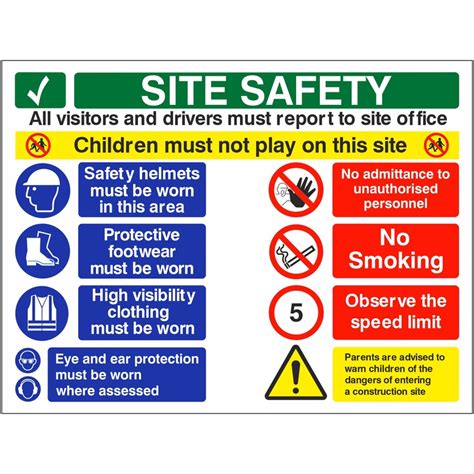 Construction Site Signs | Site Safety | UK Safety Store