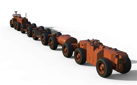 Letourneau TC-479 Mark 2 Overland Train 3D Model by citizensnip