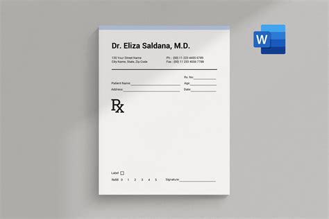 Printable Fake Prescription Pad, Web rx custom prescription notepad | personalized doctor ...