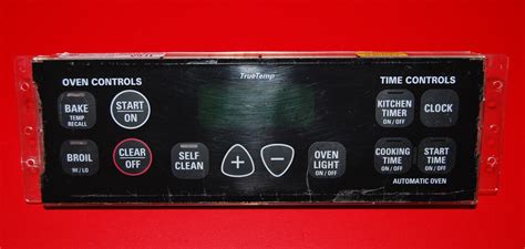 Part # WB27K10210 | 183D9934P002 - $49 GE Oven Control Board (used, overlay poor - Black)